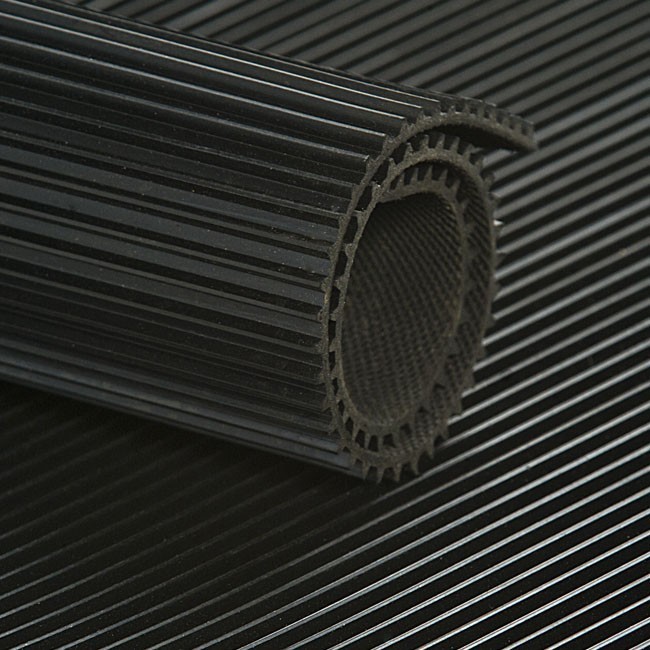 Fine Ribbed Rubber Flooring