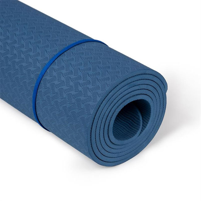 Tpe yoga mat blue