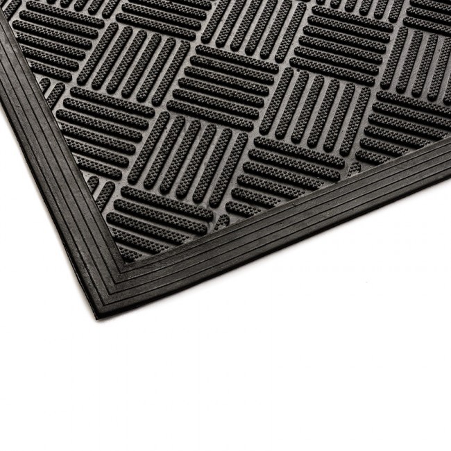 Rubber Clean Scraper Mat Checker