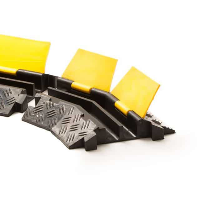 2 Channel Left Corner – Cable Protector System – Rubber United