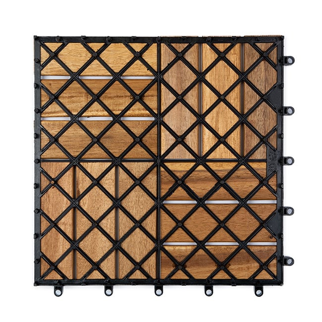 wood deck tile acacia terrace balcony